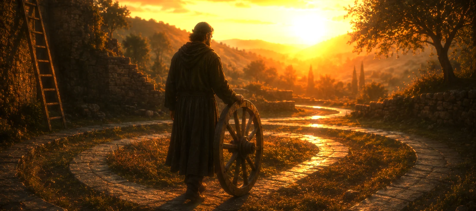 Companion artwork for Hour V: Life Is a Wheel... Not a Ladder